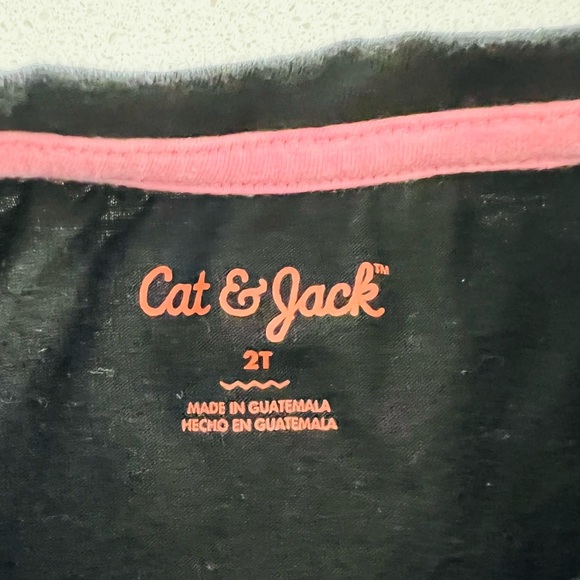 Cat & Jack Toddler Girl Long Sleeves Halloween Black Cat Tee - Picture 7 of 7